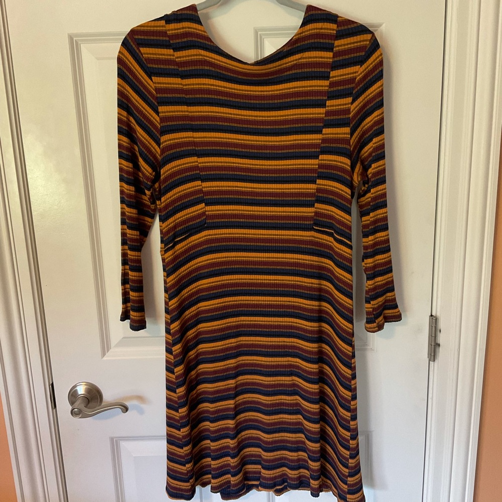 Striped Autumn Dress